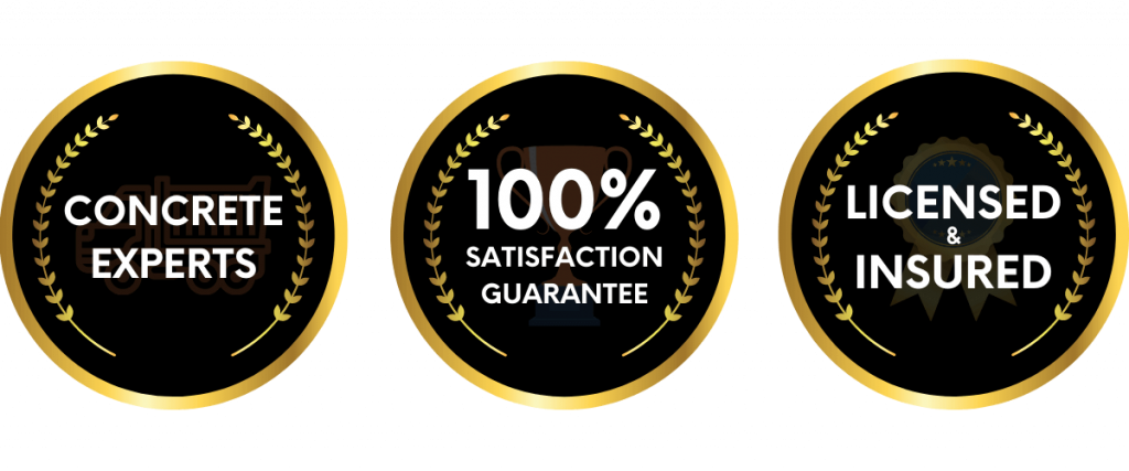 Valley Concrete Contractor Allen's Awards - Concrete Experts - 100 Percent Satisfaction Guarantee - License & Insured